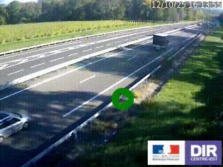 Webcam autoroute sur l'A77 à hauteur de Pouilly-sur-Loire en direction de Nevers