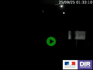 Webcam routière sur la RN7 à hauteur de Toulon-sur-Allier, entre Moulins et Vichy
