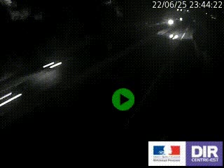 Caméra autoroutière sur l'A47 à hauteur de Givors, a proximité de Lyon. La webcam est orientée vers Lyon