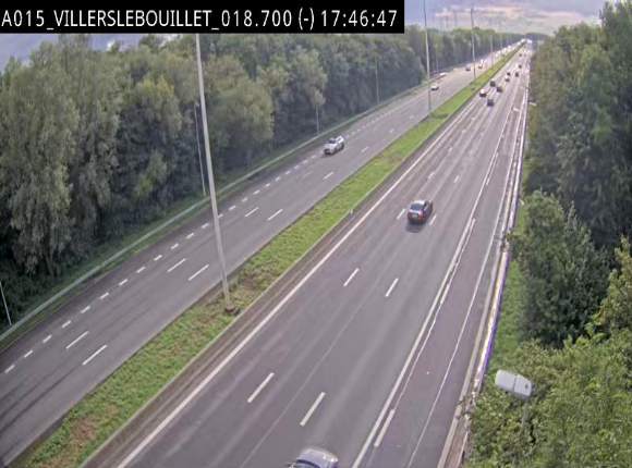 Webcam autoroute Belgique - Villers-le-Bouillet - E42 direction Liège - BK 18.7