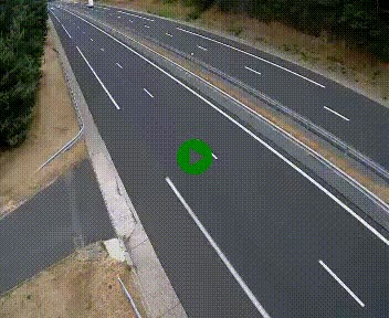 Caméra autoroute A75 à hauteur du col des Issartets en direction de Montpellier