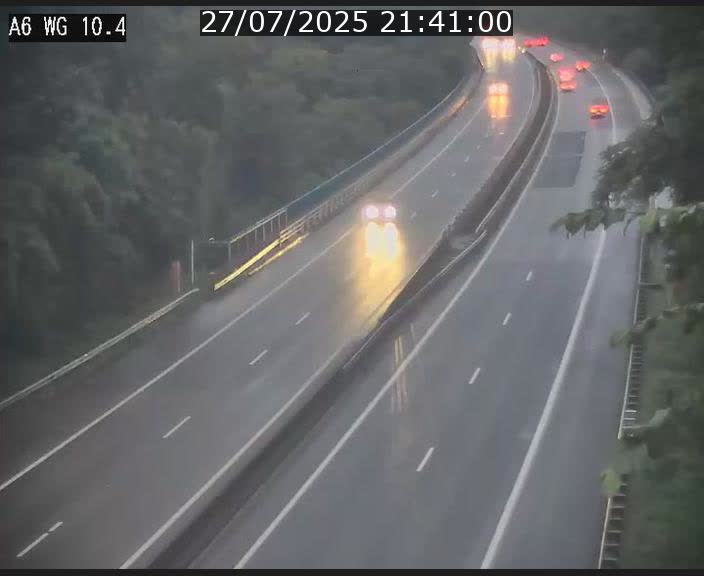 Traffic live webcam Luxembourg Mamer - A6 - BK 10.4 - direction Luxembourg/France/Allemagne