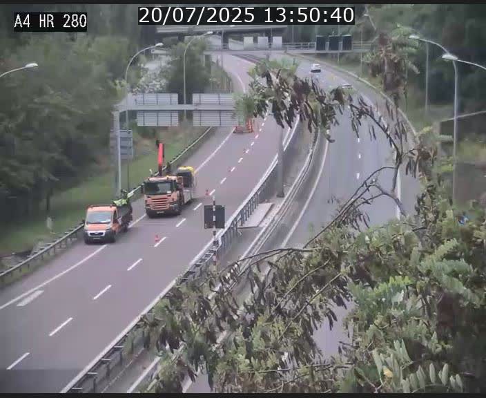 Webcam traffic A4 Luxembourg - BK 0.2 - P+R Bouillon (direction Luxembourg)