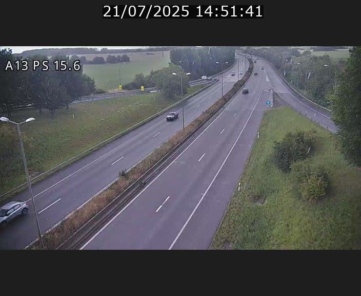 Traffic live webcam Luxembourg Kayl - A13 direction Dudelange - BK 15.6