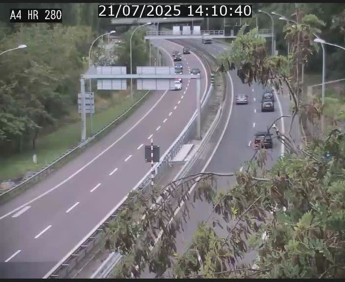 Webcam traffic A4 Luxembourg - BK 0.2 - P+R Bouillon (direction Luxembourg)