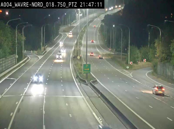 Webcam traffic E411(A4) - BK 18.7 - Bierges (Wavre Nord)