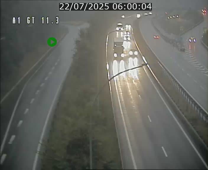 Traffic live webcam Luxembourg Senningerberg - A1 direction Allemagne - BK 11.3