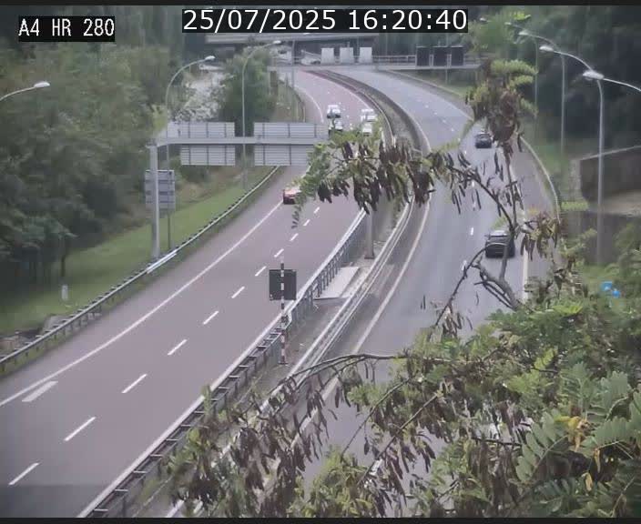 Webcam traffic A4 Luxembourg - BK 0.2 - P+R Bouillon (direction Luxembourg)