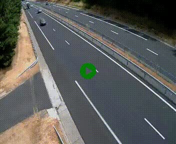 Caméra autoroute A75 à hauteur du col des Issartets en direction de Montpellier
