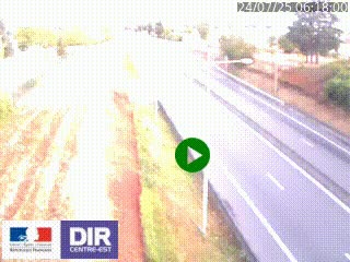 Webcam à Mably, à proximité de Roanne en direction de Moulins sur la N7