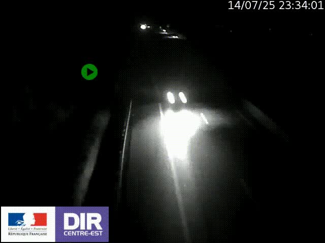 Webcam sur le contournement de Valence, sur la Nationale 7, à la jonction avec la N532, caméra orientée vers Grenoble