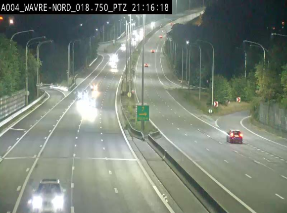 Webcam traffic E411(A4) - BK 18.7 - Bierges (Wavre Nord)