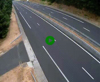 Caméra autoroute A75 à hauteur du col des Issartets en direction de Montpellier
