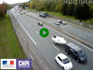 Webcam routière à Saint-Etienne-Terrenoire sur la RN88 avant la jonction entre l'A72 et le Boulevard Périphérique de Saint-Etienne