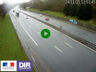 Webcam routière à Saint-Etienne-Terrenoire sur la RN88 avant la jonction entre l'A72 et le Boulevard Périphérique de Saint-Etienne