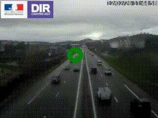 Caméra autoroute à Saint-Etienne (Les Littes) à hauteur du Ikea Saint-Etienne sur l'A72 en direction de Roanne