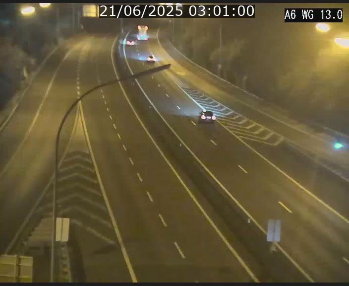 Traffic live webcam Luxembourg Mamer - A6 - BK 13 - direction Luxembourg/France/Allemagne