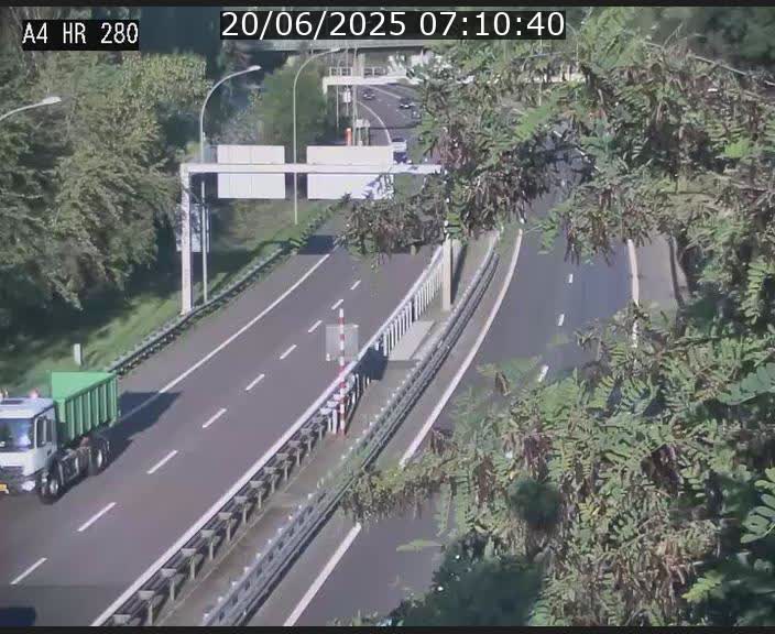 Webcam traffic A4 Luxembourg - BK 0.2 - P+R Bouillon (direction Luxembourg)