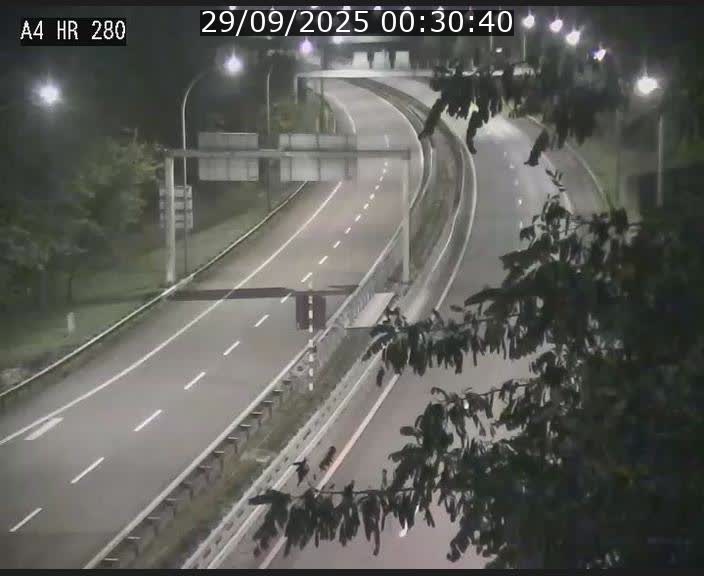 Webcam traffic A4 Luxembourg - BK 0.2 - P+R Bouillon (direction Luxembourg)
