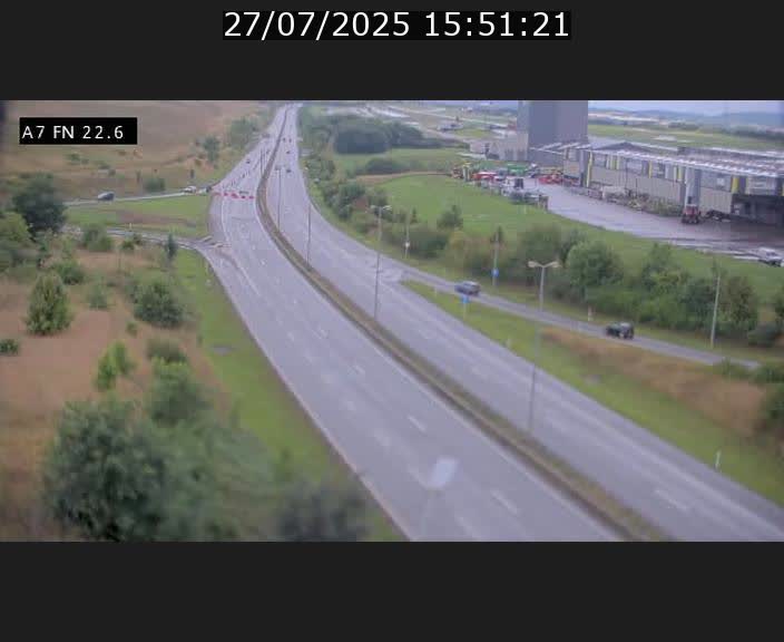 Caméra trafic Luxembourg - A7, Colmar-berg direction Mersch