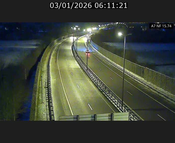 Caméra trafic Luxembourg - A7, Tunnel Mersch, entrée nord, direction Lorentzweiler
