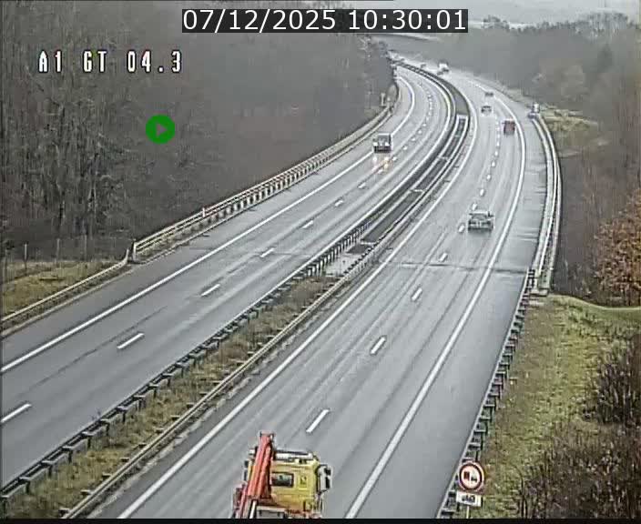 Traffic live webcam Luxembourg Itzig - A1 direction Sandweiler - BK 4.3