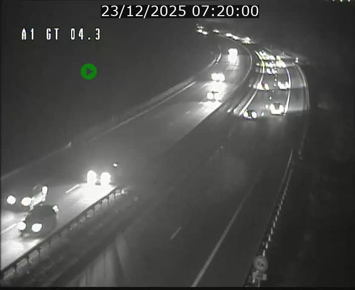 Traffic live webcam Luxembourg Itzig - A1 direction Sandweiler - BK 4.3