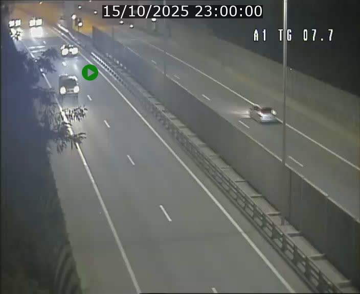 Traffic live webcam Luxembourg Kirchberg - A1 direction Luxembourg-ville - BK 7.7