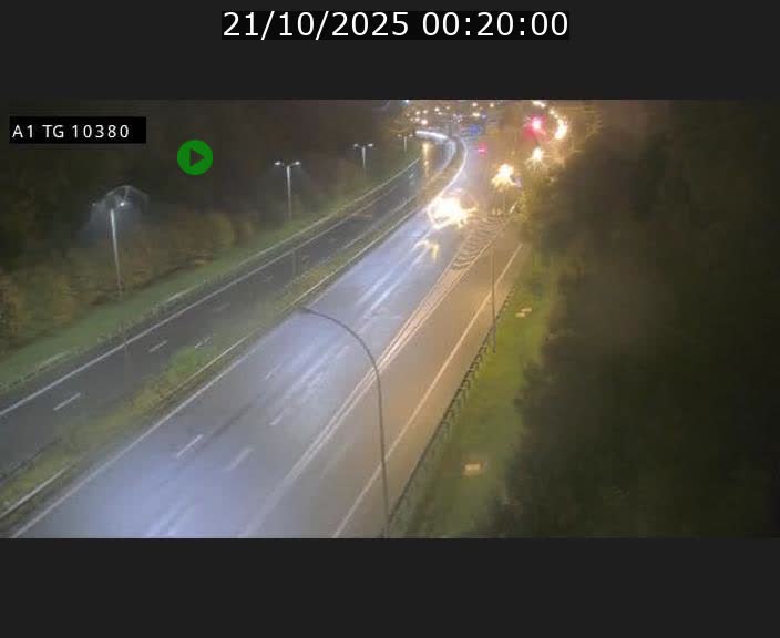 Traffic live webcam Luxembourg Senningerberg - A1 direction Luxembourg Kirchberg - BK 10.3