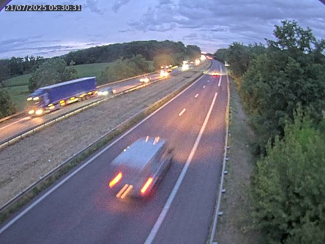 Caméra autoroute France - A31, Fey direction Metz