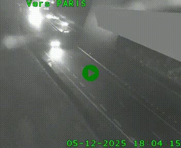 Caméra routière sur l'autoroute A20 à Saint-Pardoux-l'Ortigier, à la jonction avec l'A89. Vue orientée vers Paris