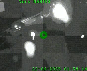 Webcam N147 au nord de Poitiers et à la jonction avec la A10