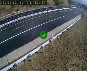 Caméra autoroutière France - A75, Engayresque, entre Millau et Séverac-le-Chateau, en direction de Montpellier