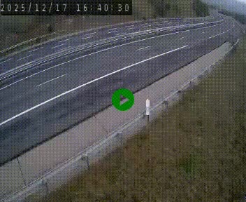 Caméra autoroutière France - A75, Engayresque, entre Millau et Séverac-le-Chateau, en direction de Montpellier