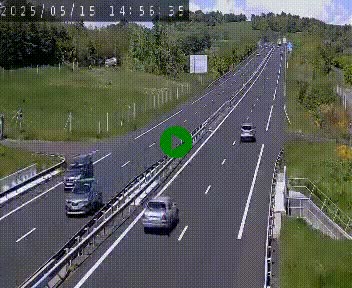 Caméra autoroutière France - A75, Coren, en direction de Montpellier