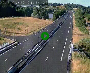 Caméra autoroutière France - A75, Coren, en direction de Montpellier