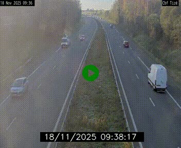 Webcam sur le périphérique de Rennes (N136) à hauteur de Tizé, à l'est de la ville