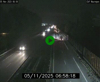 Webcam sur le périphérique de Rennes (N136) à hauteur de Maurepas, au nord de la ville