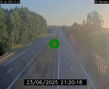 Webcam sur le périphérique de Rennes (N136) à hauteur de Maurepas, au nord de la ville