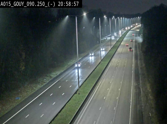 Webcam autoroute Belgique - Gouy-lez-piéton - E42 - BK 90.3