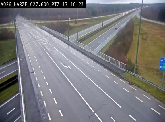 Caméra autoroute Belgique - Sougné-Remouchamps,E25 direction Luxembourg