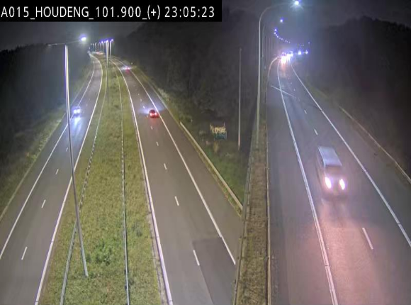 Webcam autoroute Belgique - Houdeng-Goegnies - Jonction E19/E42 direction Tournai/Mons - BK 101.85