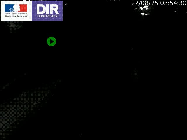 Caméra de circulation à Saint-Priest à la jonction entre l'A43 et l'A46 en direction de Marseille