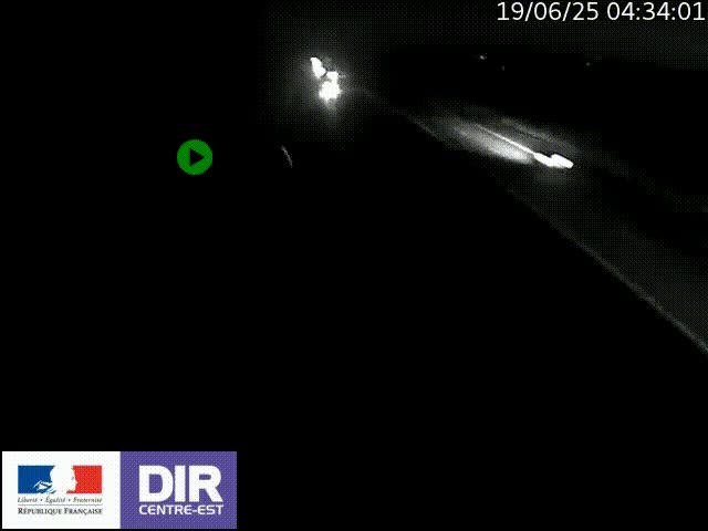 Webcam sur le contournement de Valence, sur la Nationale 7, à la jonction avec la N532, caméra orientée vers Grenoble