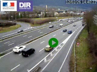 Webcam sur la Nationale 201 à hauteur de la sortie Chambéry-Nord, avant à la jonction entre l'A41 et l'A43, en direction de Lyon