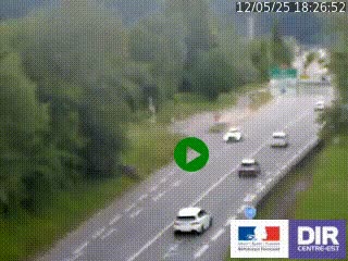 Webcam info trafic à proximité de Vizille sur la N85, au niveau du point de vue du Saut du Moine à Champagnier