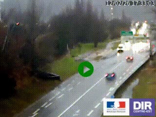 Webcam info trafic à proximité de Vizille sur la N85, au niveau du point de vue du Saut du Moine à Champagnier