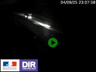 Webcam au niveau du col de Bois Clair à hauteur de Cluny sur la N79. Vue orientée vers Mâcon