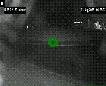 Webcam en périphérie de Chartres sur la N123, à hauteur de Luisant. Vue orientée vers Chartres