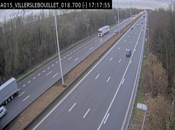 Webcam autoroute Belgique - Villers-le-Bouillet - E42 direction Liège - BK 18.7